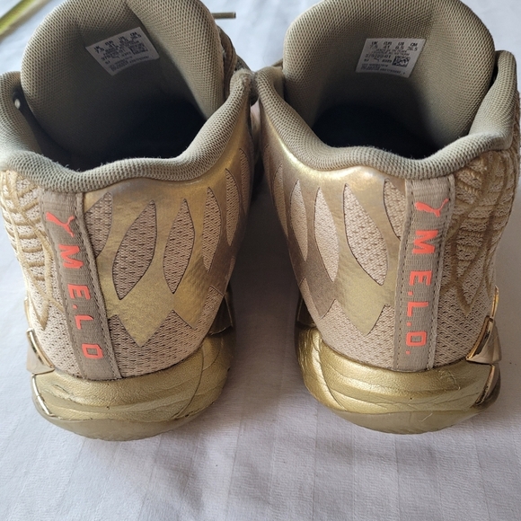 Puma Gold and Tan High-Top Sneakers Size 7.5 Men main image 15